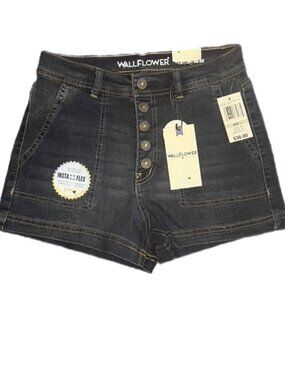 Wallflower Flirty Curvy High Rise Shorty Short Button Fly Size 1/25 NWT